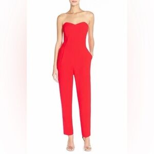 Adelyn Rae Red Jumpsuit